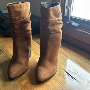 ALDO Caramel Suede-size 10 Women's Boots